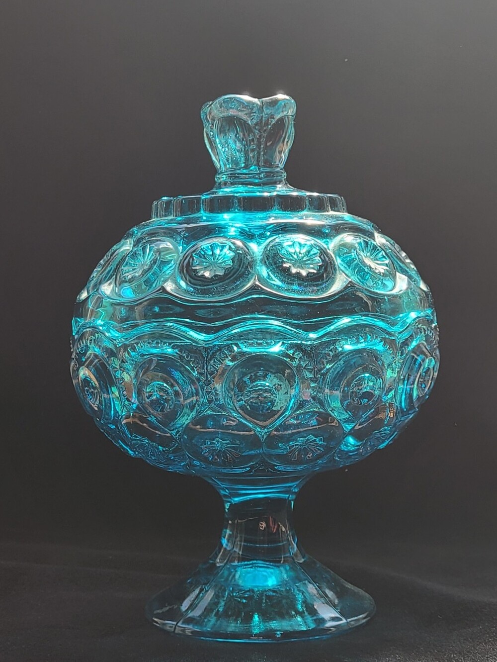 Moon And Stars Vintage Candy Dish